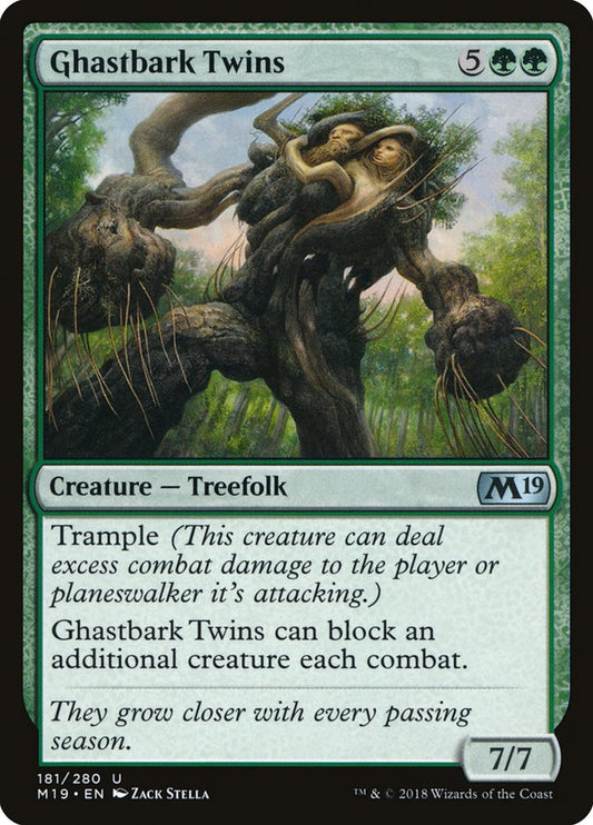 Ghastbark Twins [Core Set 2019] [Foil]