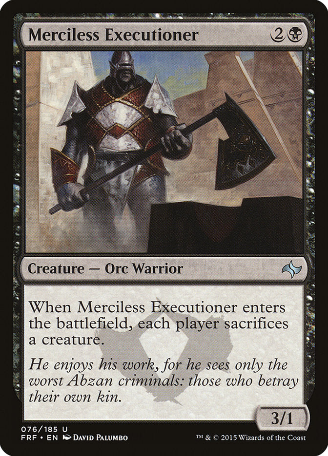 Merciless Executioner [Fate Reforged] [Foil]