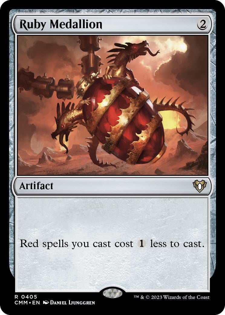 Ruby Medallion [Commander Masters] [Foil]