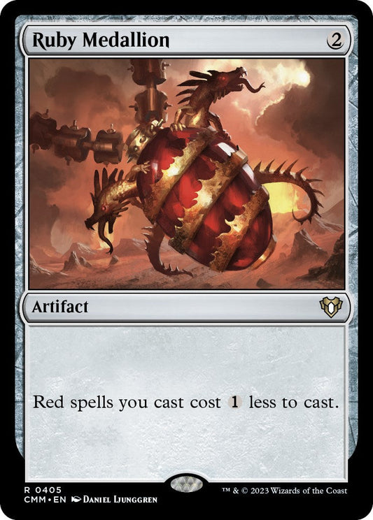 Ruby Medallion [Commander Masters] [Foil]