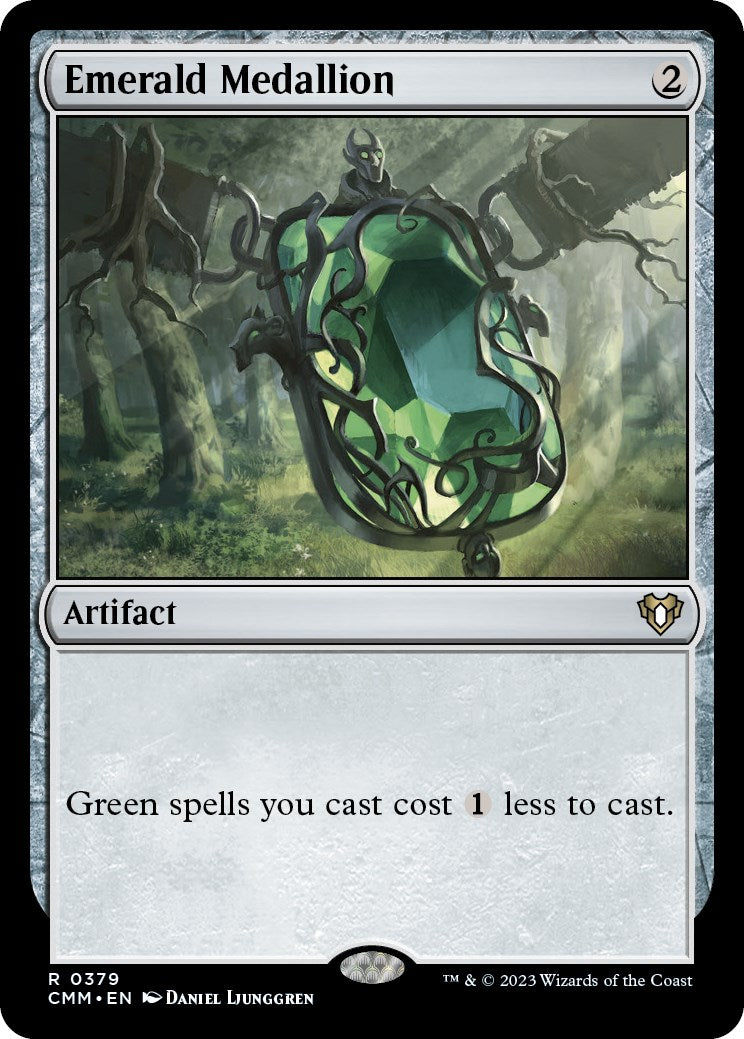 Emerald Medallion [Commander Masters] [Foil]