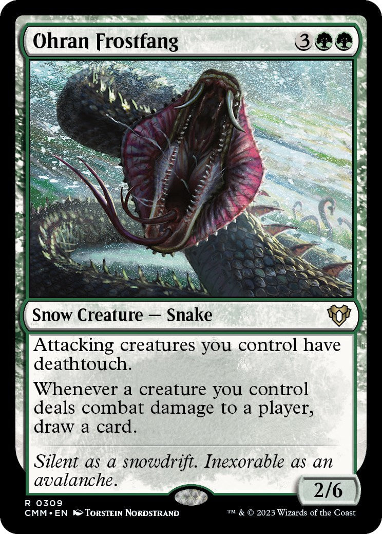 Ohran Frostfang [Commander Masters] [Foil]
