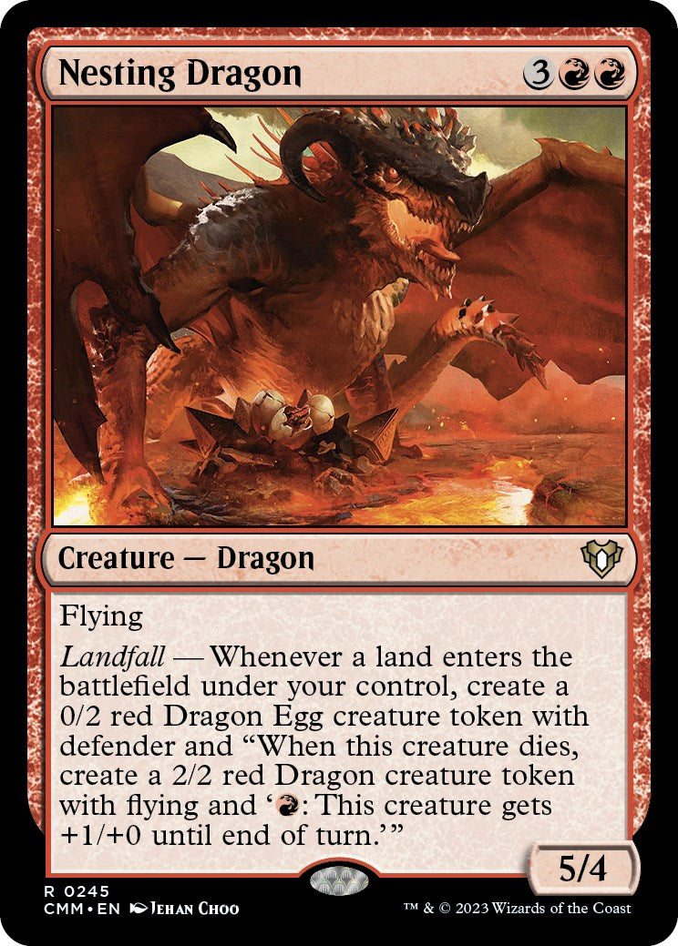 Nesting Dragon [Commander Masters] [Foil]