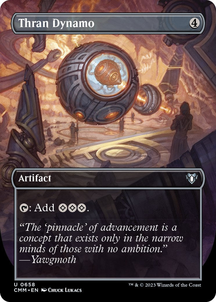 Thran Dynamo (Borderless Alternate Art) [Commander Masters] [Foil]