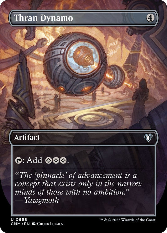 Thran Dynamo (Borderless Alternate Art) [Commander Masters] [Foil]