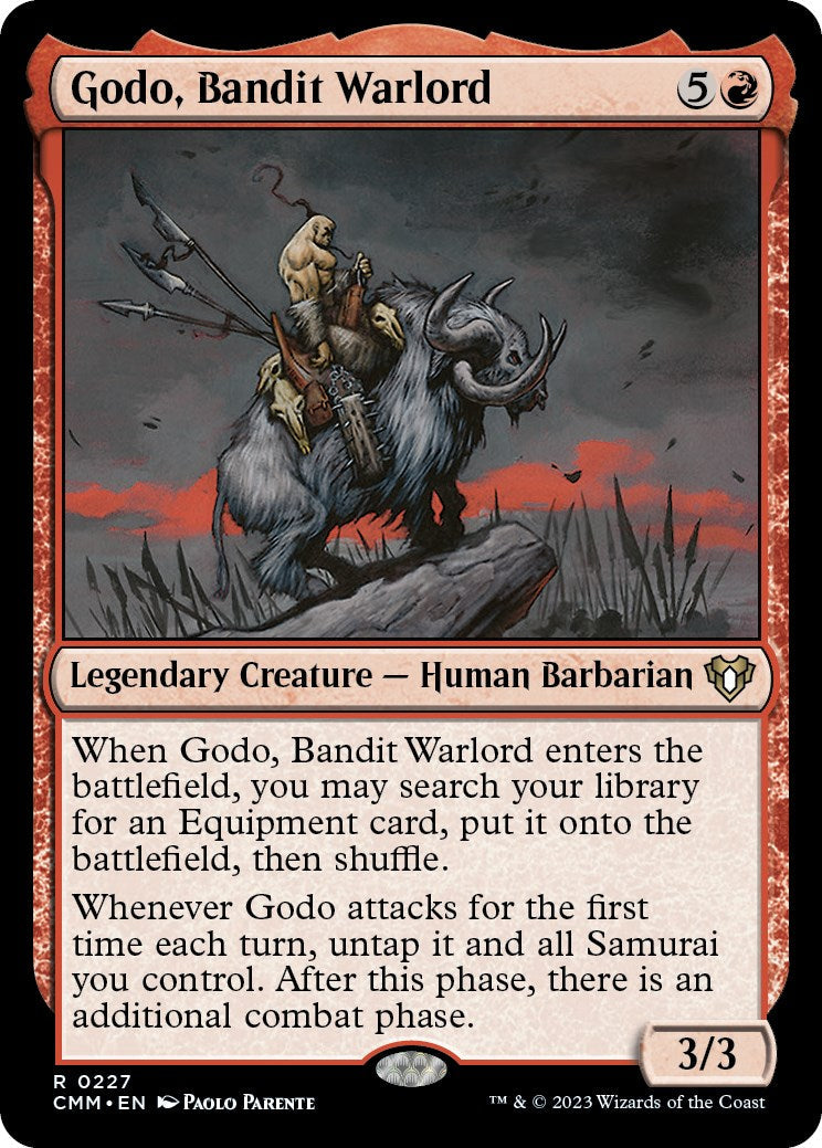 Godo, Bandit Warlord [Commander Masters] [Foil]