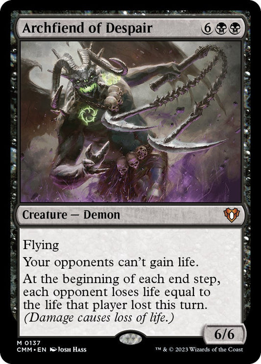 Archfiend of Despair [Commander Masters] [Foil]