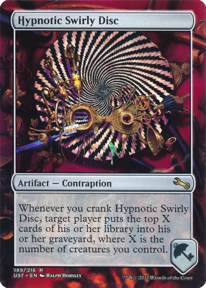 Hypnotic Swirly Disc [Unstable] [Foil]