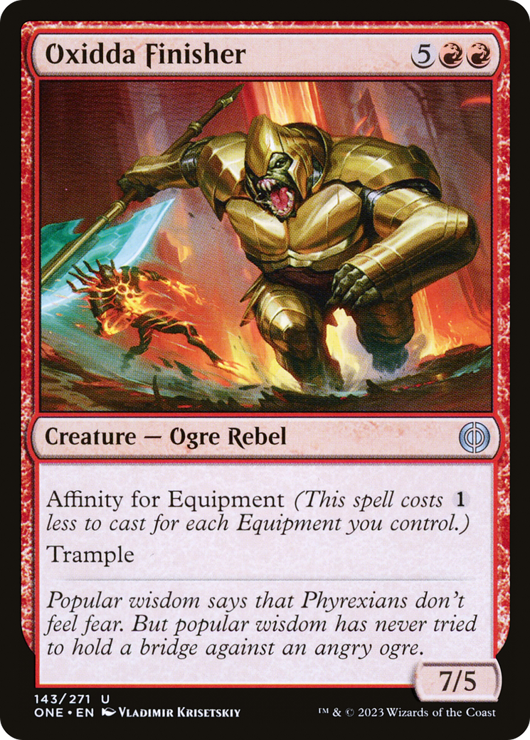 Oxidda Finisher [Phyrexia: All Will Be One] [Foil]