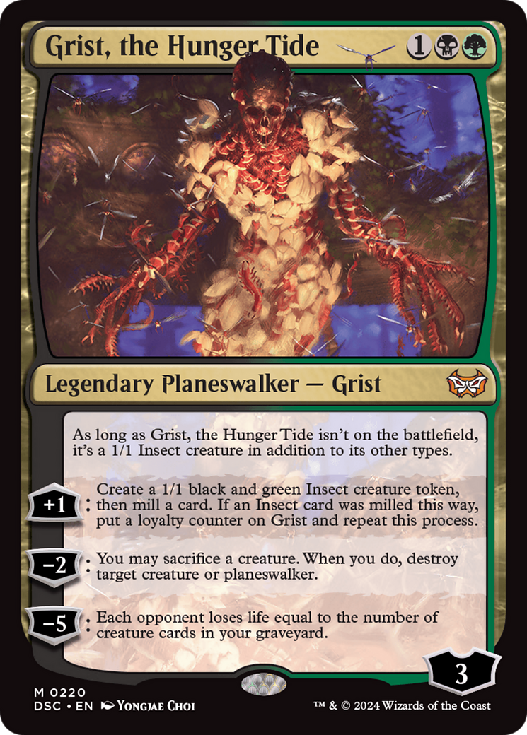 Grist, the Hunger Tide [Duskmourn: House of Horror Commander] [Foil]