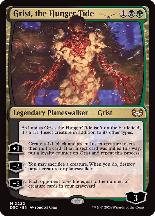 Grist, the Hunger Tide [Duskmourn: House of Horror Commander] [Foil]