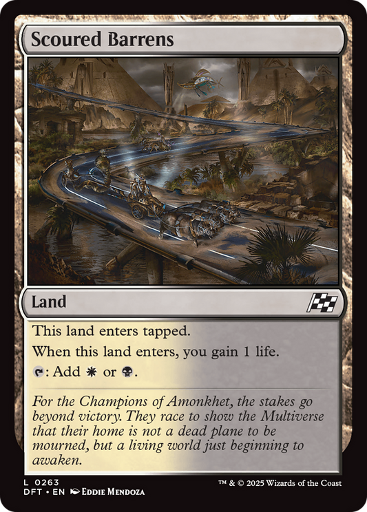 Scoured Barrens [Aetherdrift] [Foil]