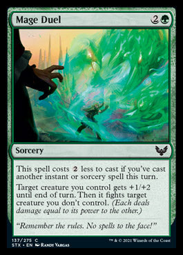 Mage Duel [Strixhaven: School of Mages] [Foil]