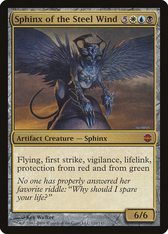 Sphinx of the Steel Wind [Alara Reborn] [Foil]