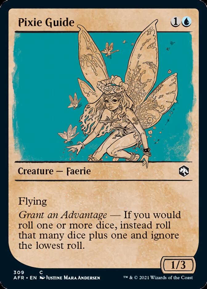 Pixie Guide (Showcase) [Dungeons & Dragons: Adventures in the Forgotten Realms] [Foil]