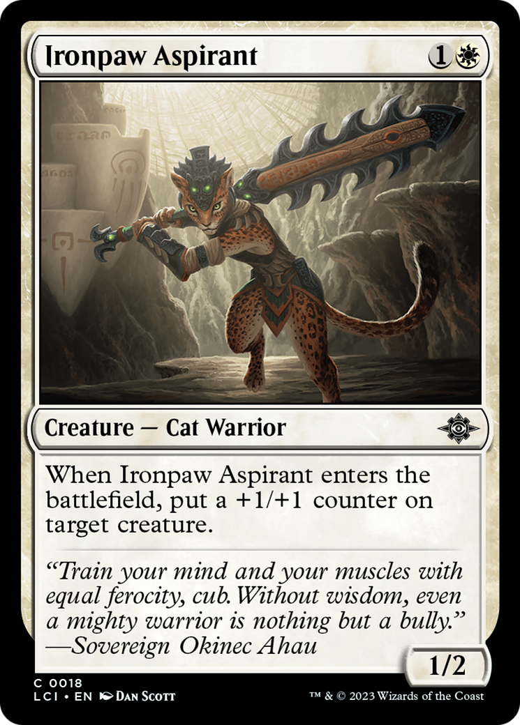Ironpaw Aspirant [The Lost Caverns of Ixalan] [Foil]