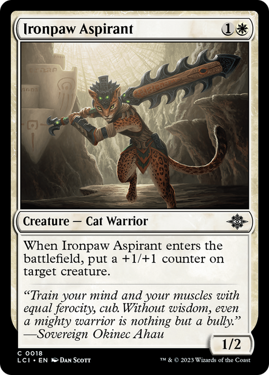 Ironpaw Aspirant [The Lost Caverns of Ixalan] [Foil]