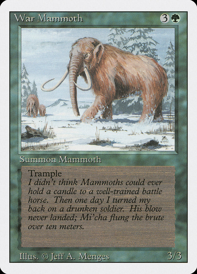 War Mammoth [3rd Edition]