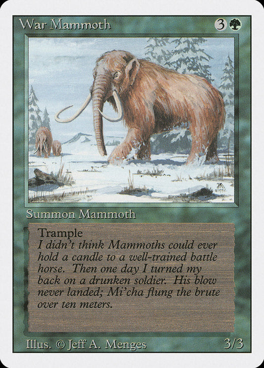 War Mammoth [3rd Edition]