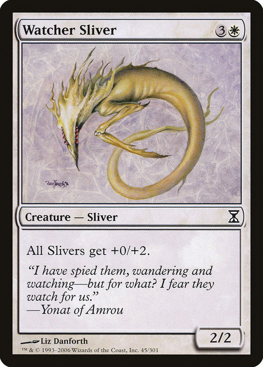 Watcher Sliver [Time Spiral] [Foil]