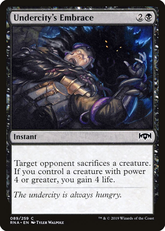 Undercity's Embrace [Ravnica Allegiance] [Foil]
