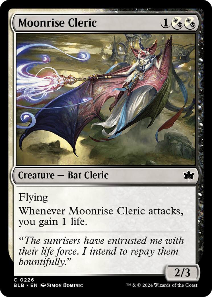 Moonrise Cleric [Bloomburrow] [Foil]