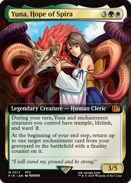 Yuna, Hope of Spira (Extended Art) [FINAL FANTASY] [Foil]