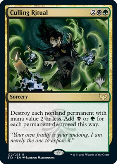 Culling Ritual (Promo Pack) [Strixhaven: School of Mages Promos] [Foil]
