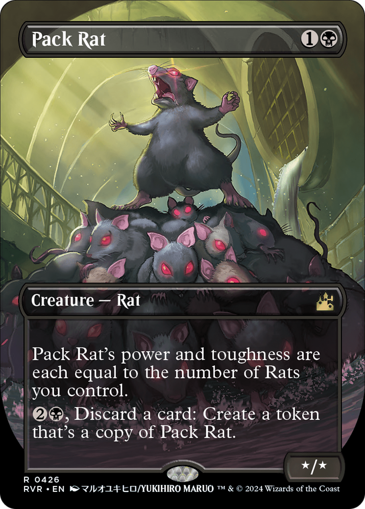 Pack Rat (Anime Borderless) [Ravnica Remastered] [Foil]