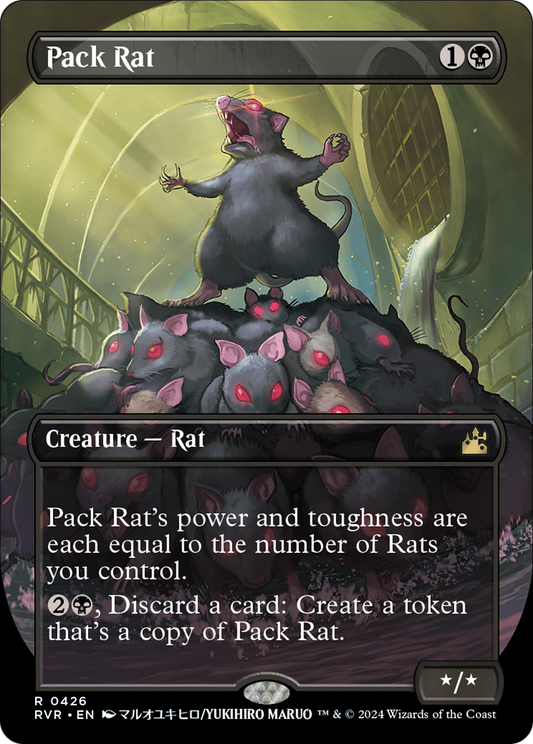 Pack Rat (Anime Borderless) [Ravnica Remastered] [Foil]