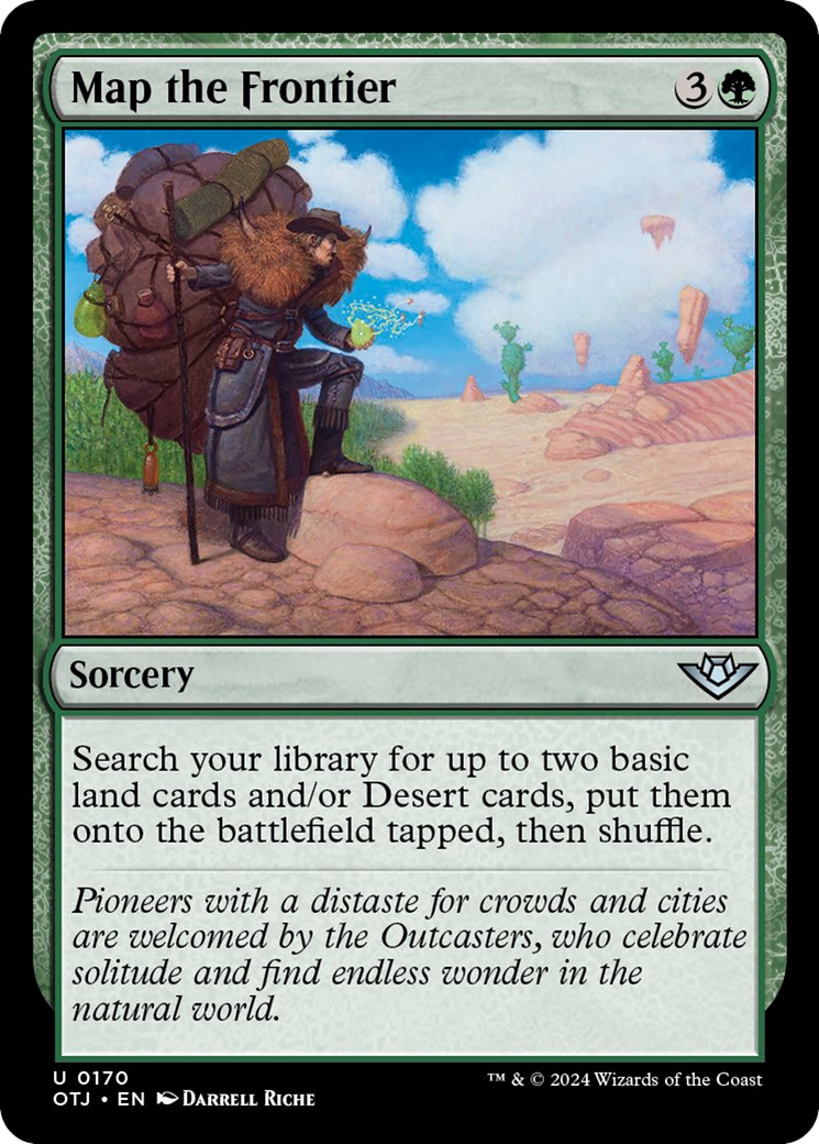 Map the Frontier [Outlaws of Thunder Junction] [Foil]