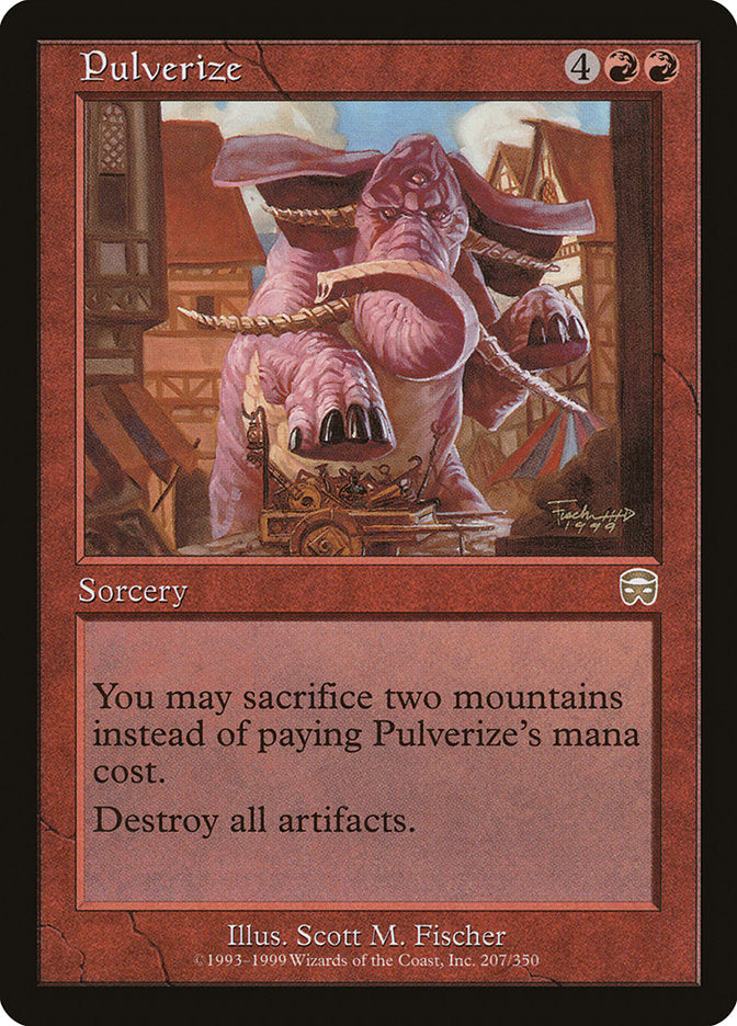 Pulverize [Mercadian Masques] [Foil]