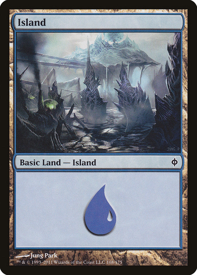 Island (168) [New Phyrexia] [Foil]