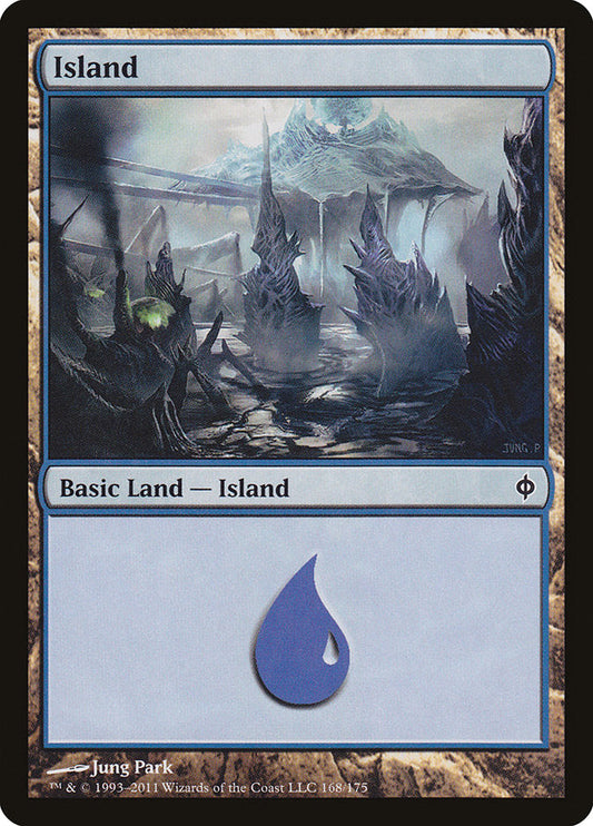 Island (168) [New Phyrexia] [Foil]