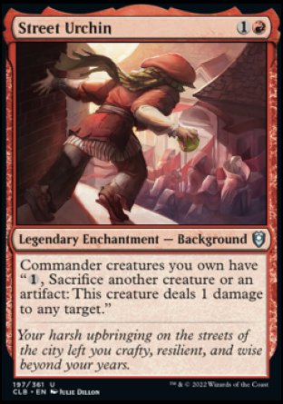 Street Urchin [Commander Legends: Battle for Baldur's Gate] [Foil]
