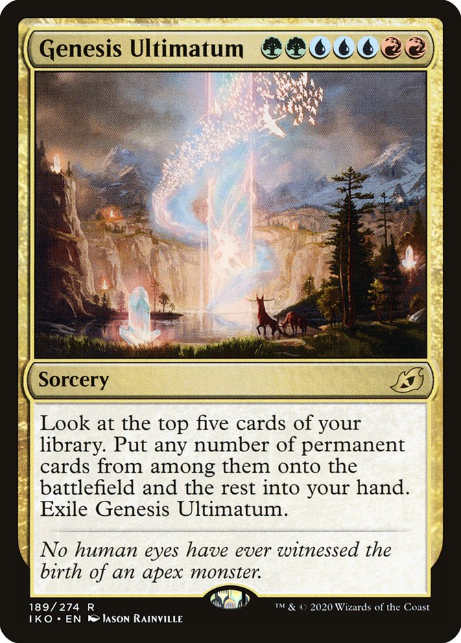 Genesis Ultimatum [Ikoria: Lair of Behemoths] [Foil]