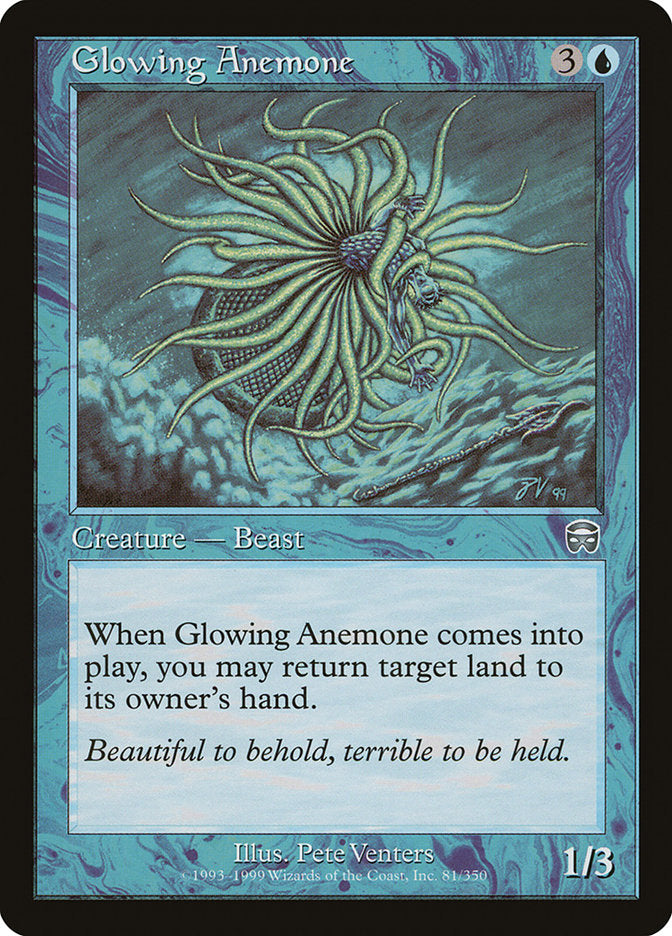 Glowing Anemone [Mercadian Masques] [Foil]
