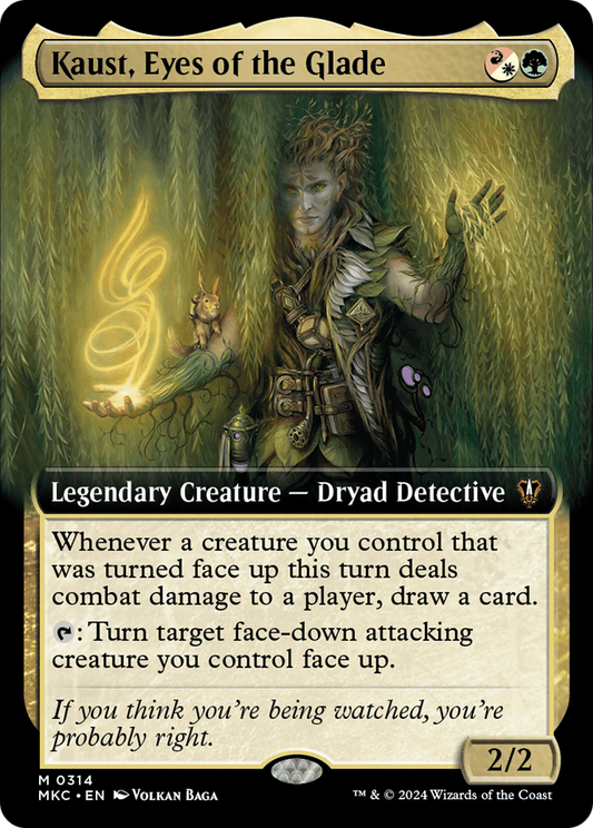 Kaust, Eyes of the Glade (Extended Art) [Murders at Karlov Manor Commander] [Foil]