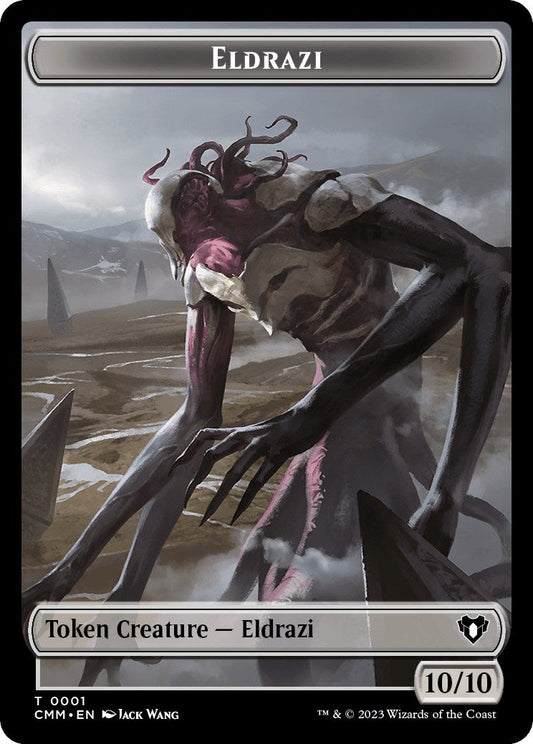 Eldrazi // Dragon Egg Double-Sided Token [Commander Masters Tokens] [Foil]