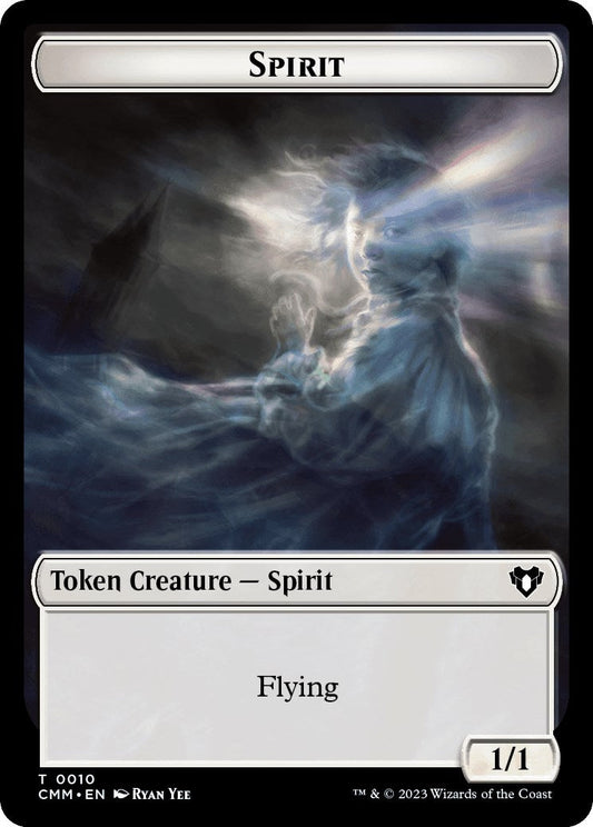 Spirit (0010) // Kor Soldier Double-Sided Token [Commander Masters Tokens] [Foil]