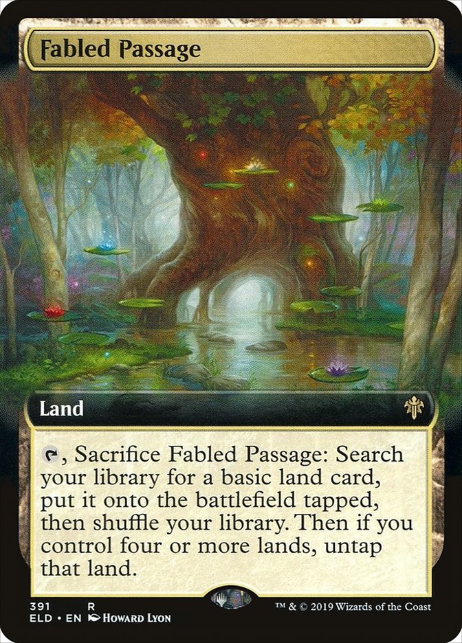 Fabled Passage (Extended Art) [Throne of Eldraine] [Foil]