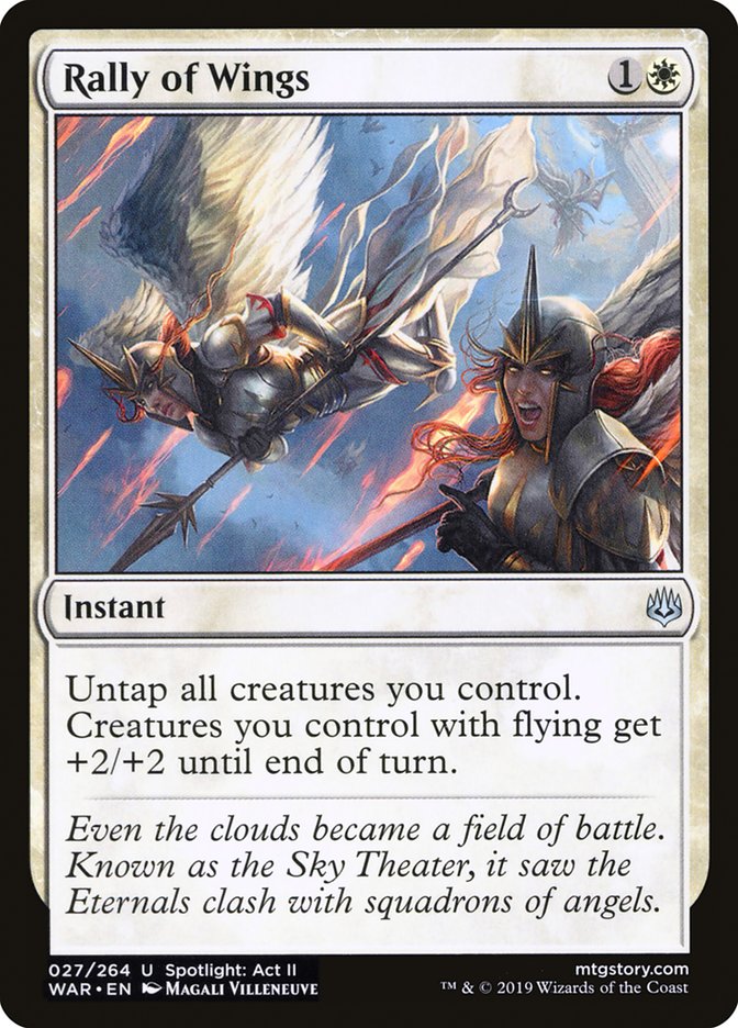 Rally of Wings [War of the Spark] [Foil]