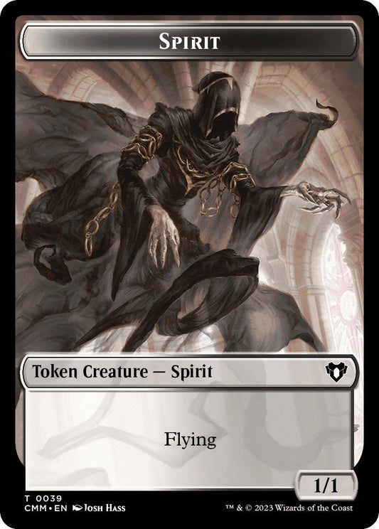 Spirit (0039) // Insect Double-Sided Token [Commander Masters Tokens] [Foil]