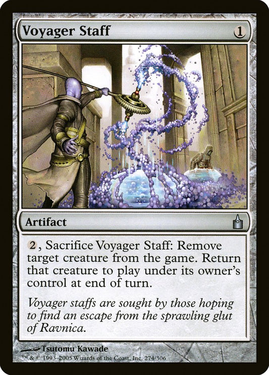 Voyager Staff [Ravnica: City of Guilds] [Foil]