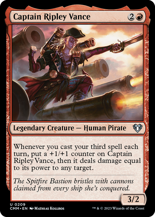 Captain Ripley Vance [Commander Masters] [Foil]
