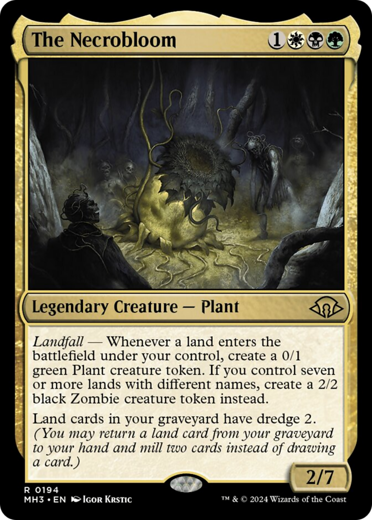 The Necrobloom [Modern Horizons 3] [Foil]
