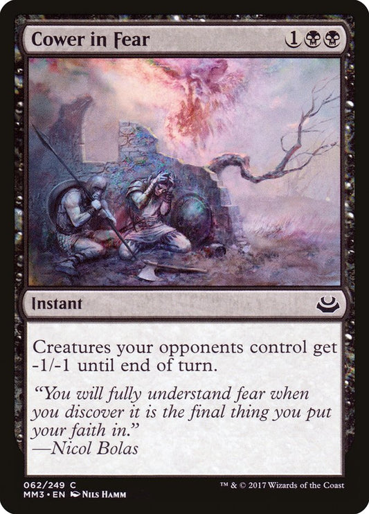 Cower in Fear [Modern Masters 2017] [Foil]