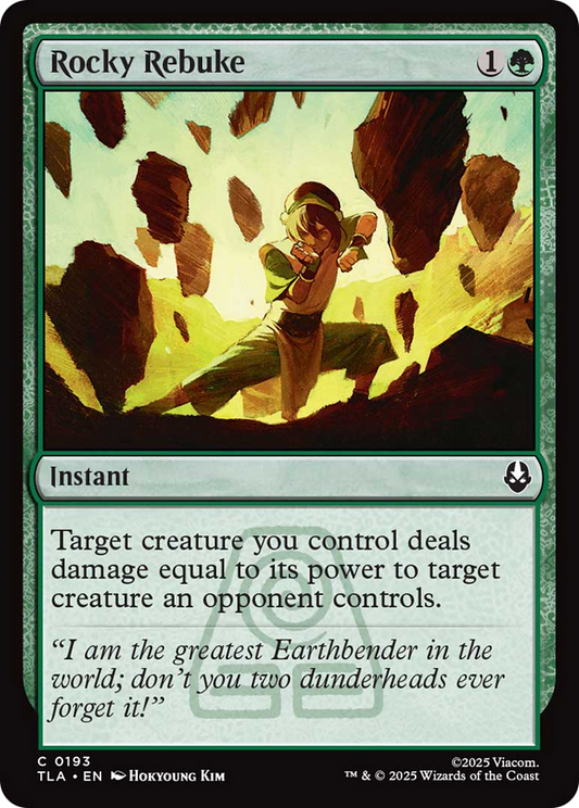 Rocky Rebuke [Avatar: The Last Airbender] [Foil]