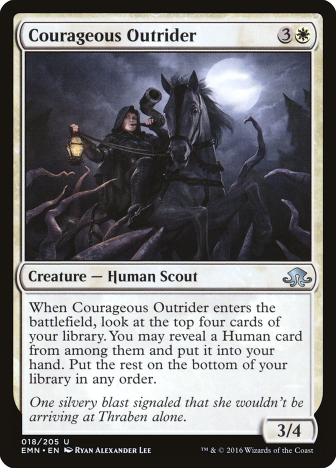 Courageous Outrider [Eldritch Moon] [Foil]