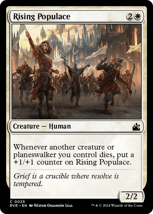 Rising Populace [Ravnica Remastered] [Foil]